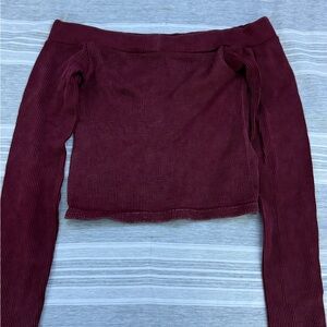Aeropostale off the shoulder long sleeve